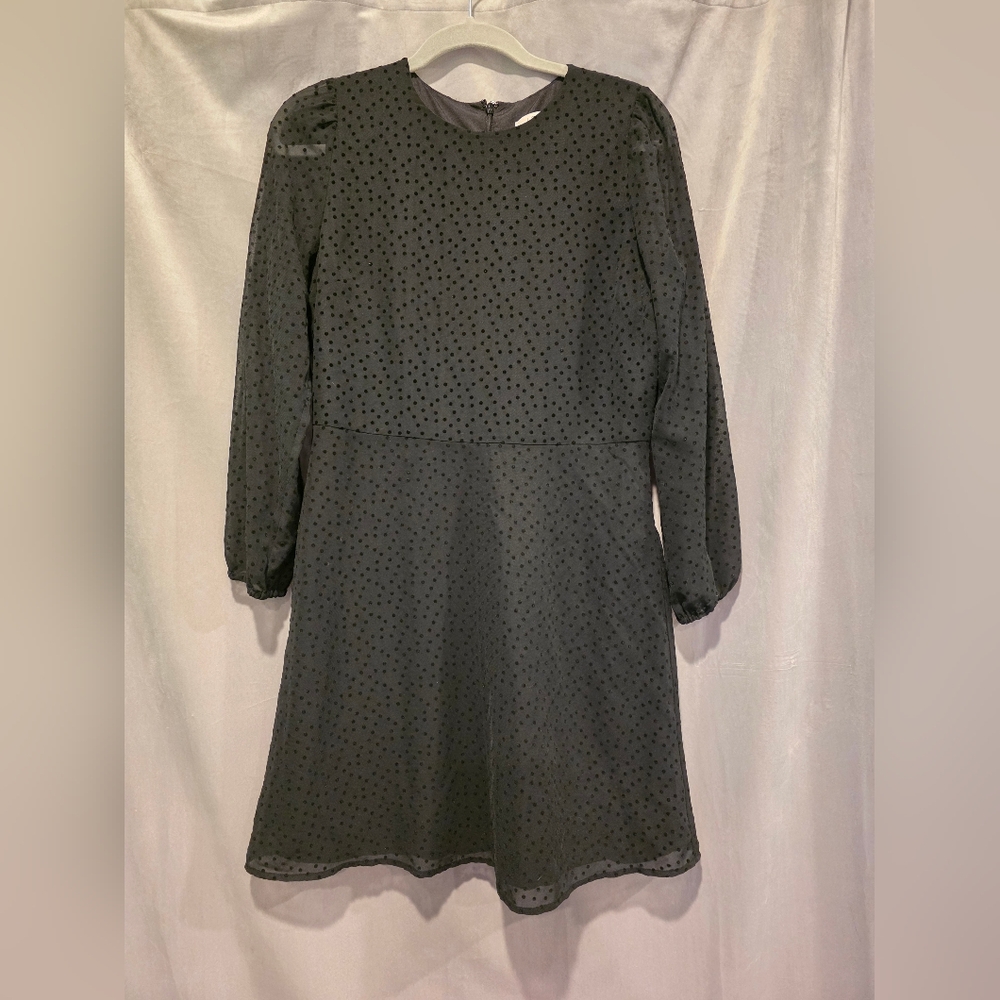 LOFT Black long sleeve dress